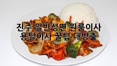 진주 일반성면 원룸이사 🚚 용달이사 꿀팁 대방출! 🍯